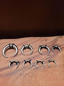 Anneaux de septum en titane F136, pinces coniques, anneaux en forme de C, croissant, pour septum nasal, Buffalo Stretcher, dilatateurs <span class=keywords><strong>d</strong></span>'oreille, calibres de piercing 10mm - Product Image 3