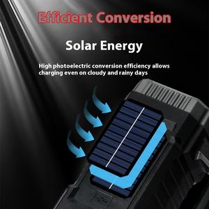 Personnalisation d'usine OEM/ODM Éclairage de camping multifonctionnel en plein air Corps en ABS Portable IP65 Étanche Rechargeable Solaire LED - Product Image 3