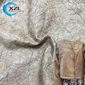 قماش فستان نسائي من الكريب البوليستر 100% |   أقمشة منسوجة مطوية بختم ساخن ورقائق مجعدة للملابس - Product Image 5