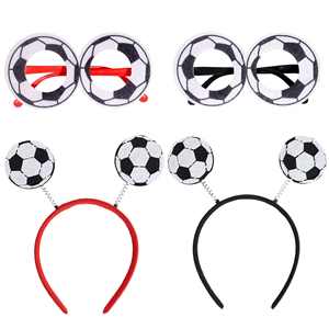 Diadema Decorativa con Gafas de Fútbol para Fanáticos de la Copa Mundial de Fútbol 2026, Accesorio para Fiestas Temáticas de Carnaval, Artículos para Animar en Ligas de Fútbol, Semi-manual - Product Image 2