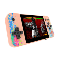 Console de Jeu Portable G3 800 pour Garçons, Cadeau 2024, avec Écran HD 3,5 Pouces, Lecteur Unique, Machines d'Arcade FC PSP pour Utilisation sur Téléviseur