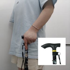Bastón <span class=keywords><strong>de</strong></span> Aluminio Plegable Portátil Personalizado, Antideslizante, para Rehabilitación y Terapia, con Mango Ergonómico para <span class=keywords><strong>Mujer</strong></span> - Product Image 3