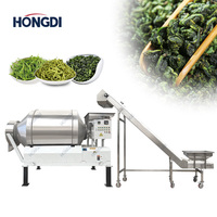 Mélangeur de saveurs de thé avec convoyeur à bande, machine rotative d'aromatisation en SUS304 avec système de pulvérisation liquide