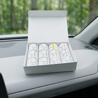 Désodorisant Liquide en Alliage d'Aluminium 60g/120g en Gros, Parfum Léger 61-90 Jours, pour Voiture et Maison, Aromathérapie