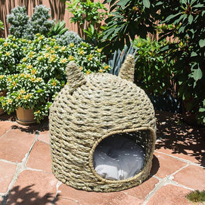 Beliebtes, individuell anpassbares, langlebiges Katzenbett aus geflochtenem Weidenrattan - Product Image 3