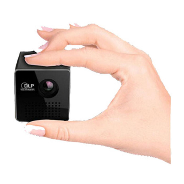 Mini Led Projector, Portable DLP Mini Led Projector With Battery and Wifi Connect Mobile Phone