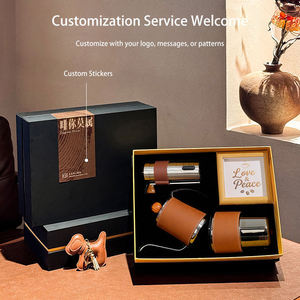 Kit de Regalo Artesanal de Café con Detalles en Cuero Rústico Chic, Herramientas Completas para Verter Café, <span class=keywords><strong>Regalos</strong></span> <span class=keywords><strong>Inolvidables</strong></span> para Empleados de Negocios - Product Image 2