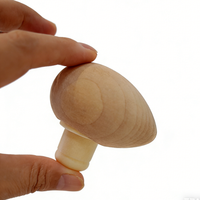 Bouchon en bois personnalisé unique pour bouteille d'huile d'olive de 19,5 mm, verseur en bois en forme d'huile d'olive, bouchon en liège