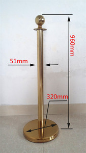 Red Carpet Velvet Rope Hanging Railing Barrier Post <strong>Stands</strong> Stanchion for Photo Booth Event Party - Product Image 2