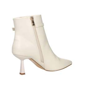 Women's Ankle Boots K-11512 Black Pointed Toe Heeled <b>Bootie</b> - Product Image 5