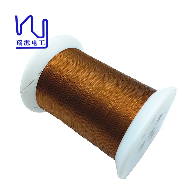 Super 0.15*0.15 UL AIW Adhesive Enamel Coated Copper Flat Wire for Voice Coil