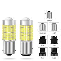 Feu clignotant Kaidengzhe 1157 7443 3157 pour voiture, 144 SMD 3,6 W 12 V, feu LED de frein et de recul, certifié CE