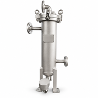 Boîtier de filtre industriel à cartouche unique avec couvercle à ouverture rapide pour systèmes d'applications de filtration de liquides fins