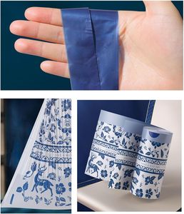 Bolsas de Basura Huamaohengchun con Cordón y Refuerzo Lateral, Tamaños Personalizados, Material de Almidón de Maíz para Uso Doméstico - Product Image 5