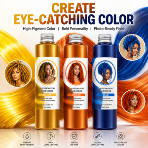 Tinta per Capelli Semipermanente Intensa in Crema, Colore Rosso Trendy per Donne o Uomini - Product Image 2