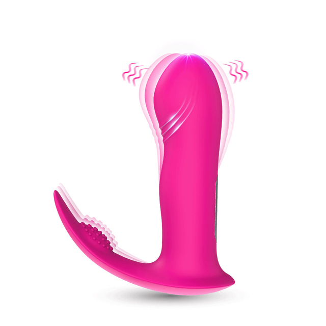 YLove USB Rechargeable Soft Silicone and ABS Vibrator for Women Wearable Massager 10 Vibrating Modes Remote Control Sex Toy