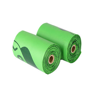 Bolsa de residuos portátil para excrementos de perro, Biodegradable, con estampado de maíz, almidón, plástico ecológico, medidas 9X13, productos de limpieza - Product Image 5