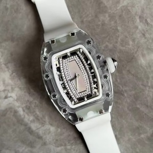 Noble Elegant Automatic Mechanical Diver Sports <b>Watch</b> Rubber Band Pointer Dial <b>Set</b> High Quality Moissanite Power Reserve 50 Bar - Product Image 3