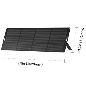 แผงโซลาร์เซลล์แบบพกพา 240W โมโนคริสตัลไลน์ พับได้ สำหรับสถานีไฟฟ้าแบบพกพา - Product Image 4