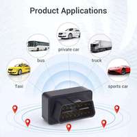 Pelacak GPS OBD II Terintegrasi Kendaraan 4G, Kontrol Jarak Jauh, Tahan Air IPX7, Desain Portabel 1 Tahun, Peta Dunia, Solusi White Label