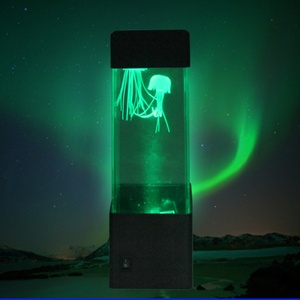 Lampe de table en forme de méduse électrique avec lumière changeante de couleur, cadeau pour enfants, hommes, femmes, décoration d'intérieur pour la pièce, lumière d'ambiance - Product Image 5