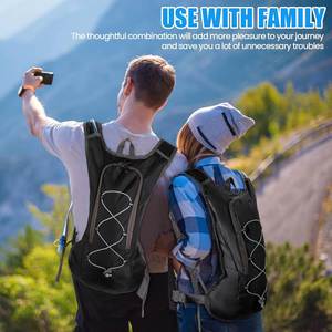 Mochila de Hidratación Profesional para Ciclismo al Aire Libre con Forro de Poliéster con Patrón Geométrico, Impermeable y con Capacidad Inferior a 22L - Product Image 5