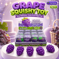 Jouet anti-stress en TPR en forme de raisin, blocs de construction souple pour soulager l'anxiété, cadeau personnalisé avec logo