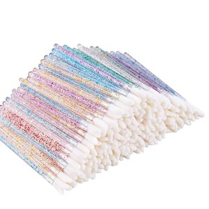 Pincel Aplicador de Labios Desechable, Pelo Sintético Plano, Mango de Plástico, Herramienta de Maquillaje para Delineador de Labios y Bálsamo Labial - Product Image 2