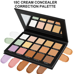 Palette de correcteur crème haute définition, 15 couleurs, imperméable, vegan, sans cruauté, longue tenue, personnalisable avec logo, vente en gros - Product Image 6