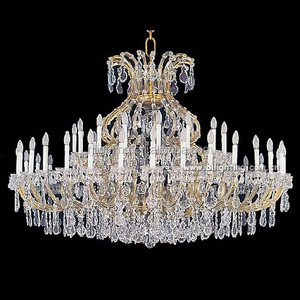 lujo de 180cm de ancho de plata de oro colgante grande María <span class=keywords><strong>Teresa</strong></span> lámparas de araña de cristal de techo bajo - Product Image 1