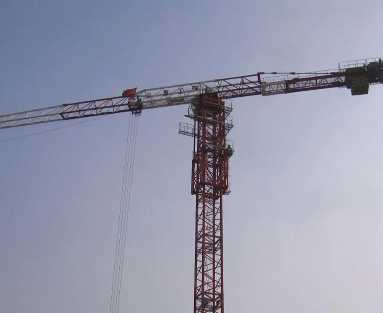 T7018 12Ton Chinese Tower Crane Building Material Used Crane