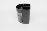 Porte-stylo multifonction avec logo personnalisé porte-stylo en plastique de bureau de table fait à la main