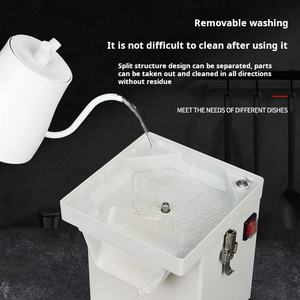 Cortadora Comercial de Verduras en Cubos, Máquina para Cortar Zanahorias, Papas, Cebollas en Partículas, Cortadora de Verduras para Tiendas de Té con Leche - Product Image 4