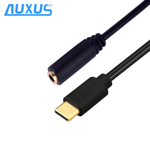 Tipo C a 3,5mm Cable <span class=keywords><strong>de</strong></span> Audio estéreo Cable <span class=keywords><strong>de</strong></span> USB C macho a macho 3,5 AUX <span class=keywords><strong>Jack</strong></span> hembra para teléfono móvil altavoz - Product Image 1