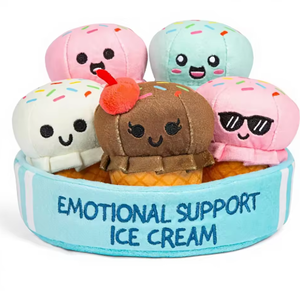 Set de Peluches de Papas Fritas Suaves Kawaii, Antiestrés, Aprietable, Regalo de Apoyo Emocional para Niños, Colección Confort para la Ansiedad - Product Image 3