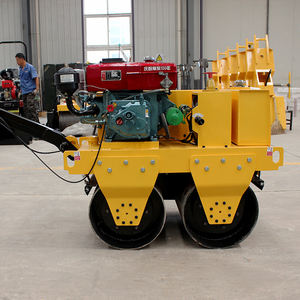 Hoge Kwaliteit Dubbele Trommel Asfaltrol Enkele Stalen Wiel Auto Type Met Motor Pomp Kern Componenten Fabriek Prijs Groothandel - Product Image 3