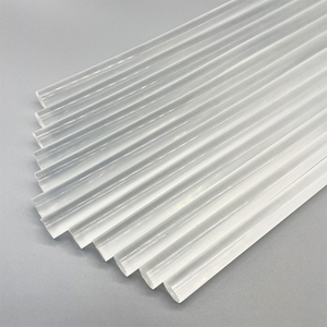 11mm séchage rapide EVA Silicone colle chaude bâtons salle de bain adhérence 100% colle claire <span class=keywords><strong>pistolet</strong></span> bâtons emballage papier caoutchouc métal verre bois - Product Image 1