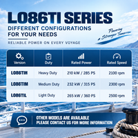 Moteur diesel marin Doosaan L086TIM 232 kW 315 CV, moteur turbocompressé de moyenne puissance pour systèmes de propulsion de bateaux de pêche, yachts et navires