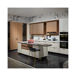 Moderne minimalistische neue design haushalt Küchenschränke und Aufbewahrungsschränke-Set