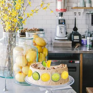 Bán Buôn Giả Chanh Lát Nhân Tạo Mô Phỏng Màu Vàng Giả Chanh Trái Cây Trang Trí Cho Mùa Hè Đảng Chanh Nhà Bếp Trang Trí - Product Image 5