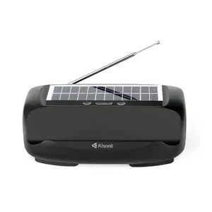 OEM Kisonli SC-18 wireless speaker solar charging radio smart gadgets custom speaker