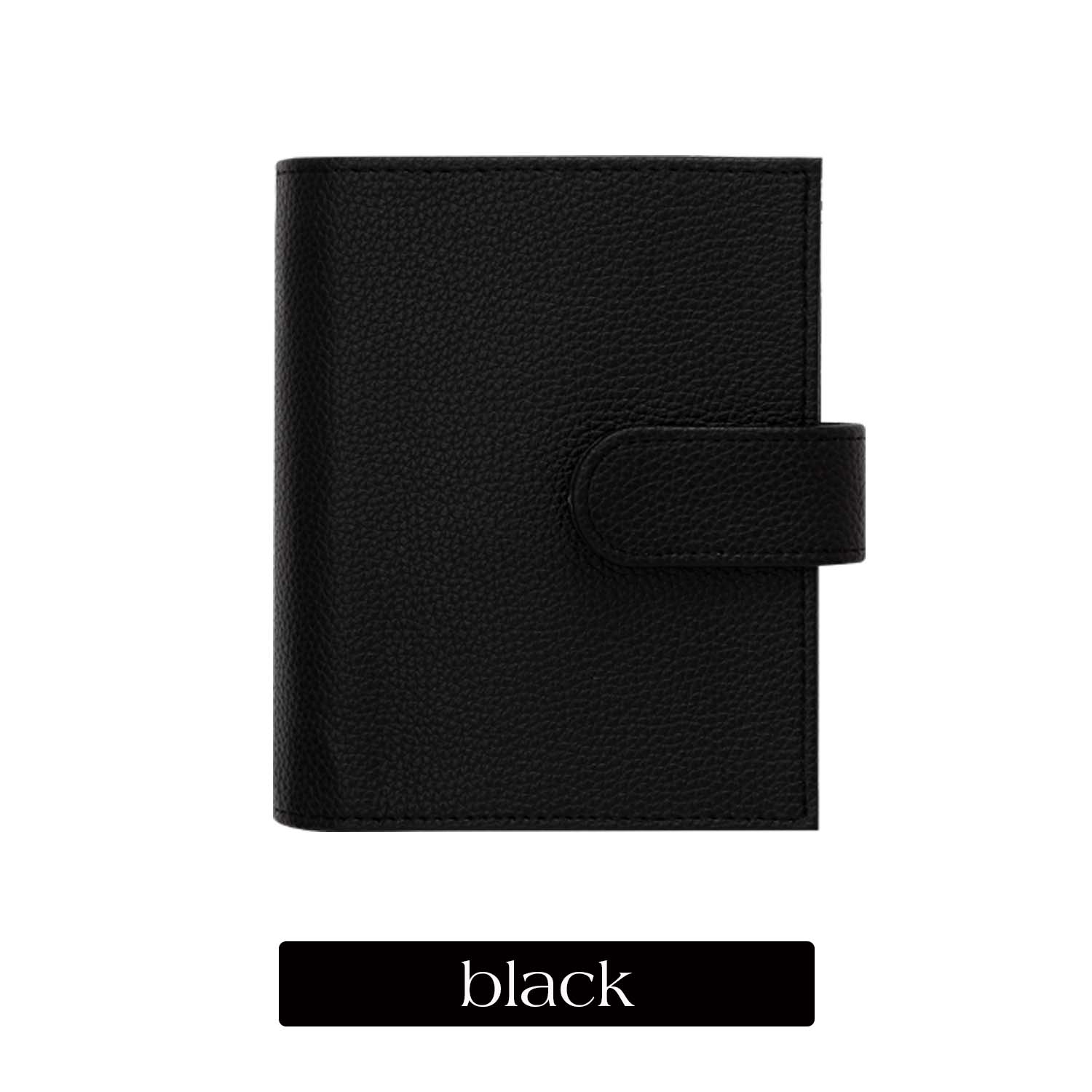 Black with Gold Rings