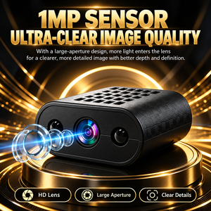 กล้องรักษาความปลอดภัย S5 มินิ ไวไฟ 1MP, ดูอัลแบนด์ 2.4G&5G, การเชื่อมต่อออฟไลน์แบบฮอตสปอต 50M AP, ระบบมองเห็นกลางคืนด้วยอินฟราเรด, ระบบตรวจจับความเคลื่อนไหว - Product Image 6