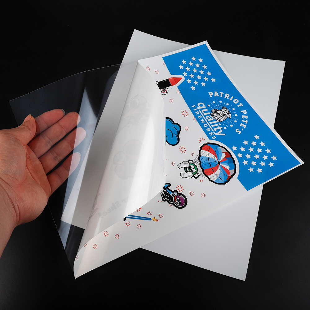 Adesivo lucido Viny supporto trasparente