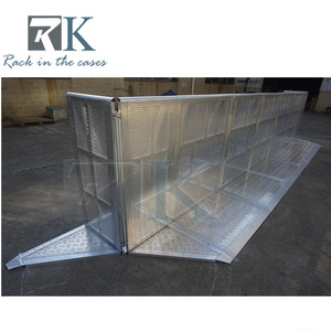 Barrera de Control de Multitudes Enlazable para Conciertos y Eventos Deportivos, Valla de Barricada de Aluminio para Exteriores - Product Image 3