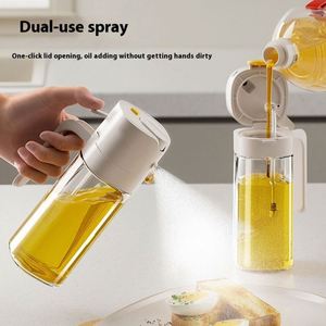 Botella de Vidrio de Doble Uso para Aceite y Spray, Herramienta de Cocina Integrada para Atomizar Aceite, No se Colgada, para el Hogar - Product Image 5