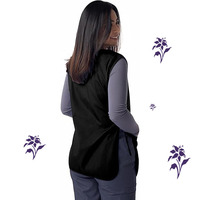 Tablier personnalisé imperméable unisexe, double face élastique, avec poche, pour barbier et coiffeur