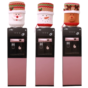 Couverture de distributeur d'eau de noël élastique Santa bonhomme de neige Rudolph renne cache-poussière pour la décoration de vacances de maison de bureau - Product Image 1