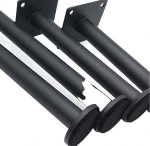 WEKIS Modern Metal <b>Table</b> Legs & Bases for Living Room Bedroom Home <b>Bar</b>-Black Finish Cast Iron Frames - Product Image 5