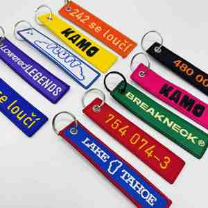 Llavero Personalizado de Marca Popular con Logotipo del Cliente, Duradero, de Poliéster y Acero Inoxidable, para Regalos, Campañas Publicitarias, Pedidos al por Mayor - Product Image 2